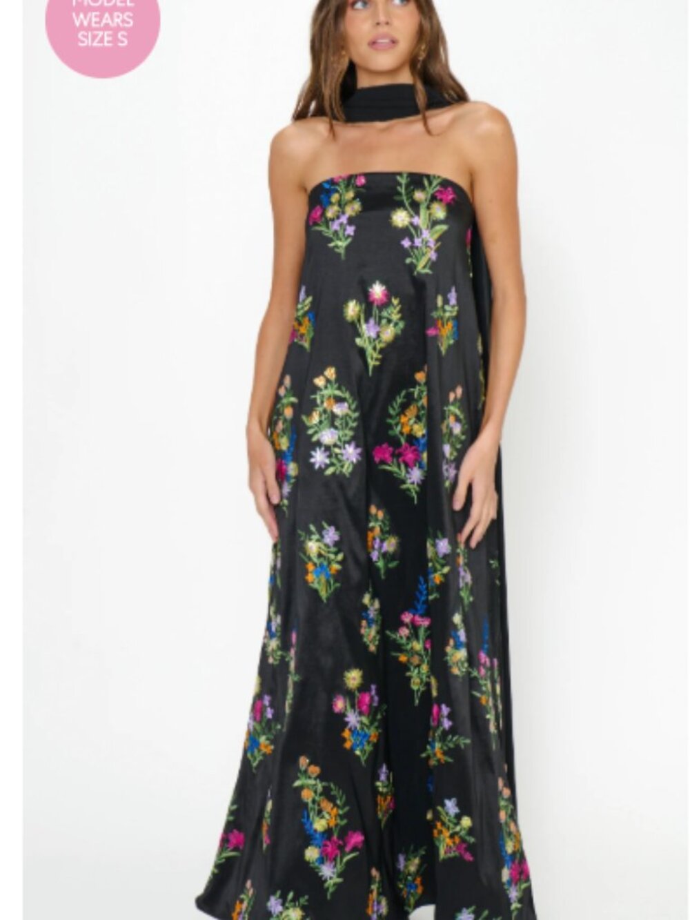 Show Me Your Mumu | Riley Maxi Dress | Ethereal Sequins | Black | XL - Picture 3 of 8